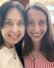 Fotka Jarmila Švédová a Aneta Zelísková